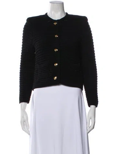 Pre-owned Ba&sh Crew Neck Sweater In Black