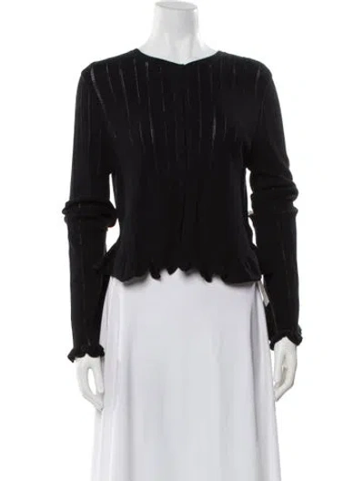 Pre-owned Ba&sh Crew Neck Sweater In Black