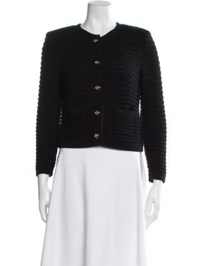 Pre-owned Ba&sh Crew Neck Sweater In Black