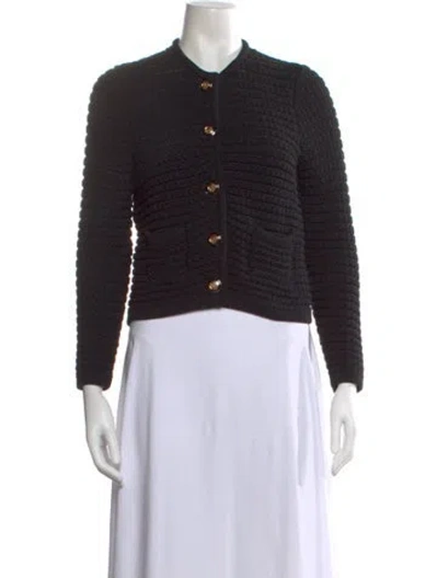 Pre-owned Ba&sh Crew Neck Sweater In Black