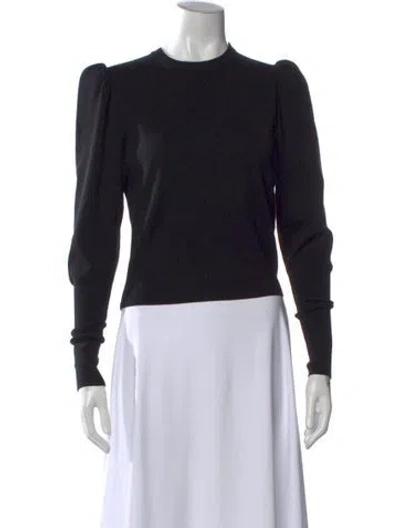 Pre-owned Ba&sh Crew Neck Sweater In Black