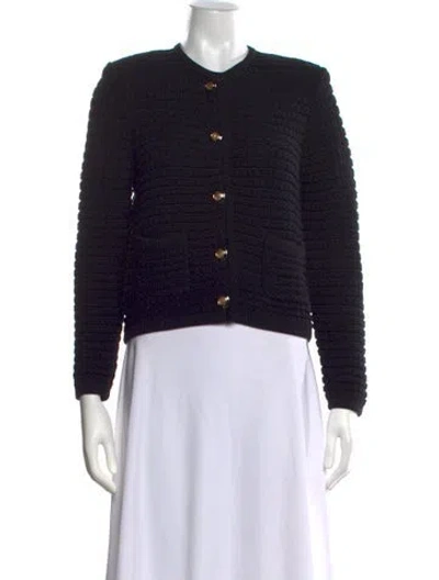 Pre-owned Ba&sh Crew Neck Sweater In Black