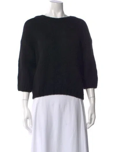 Pre-owned Ba&sh Crew Neck Sweater In Black