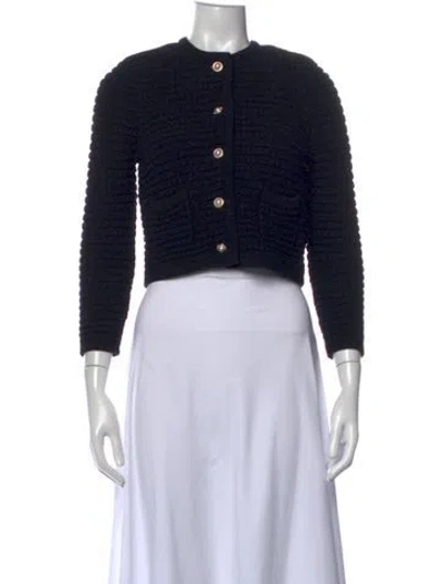Pre-owned Ba&sh Crew Neck Sweater In Black