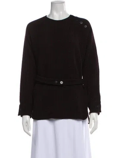 Pre-owned Ba&sh Crew Neck Sweater In Black