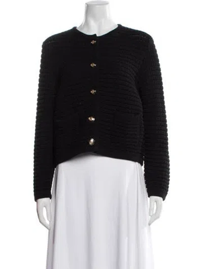 Pre-owned Ba&sh Crew Neck Sweater In Black