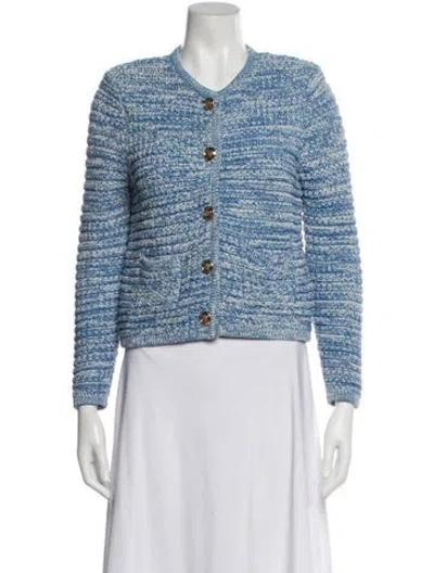 Pre-owned Ba&sh Crew Neck Sweater In Blue