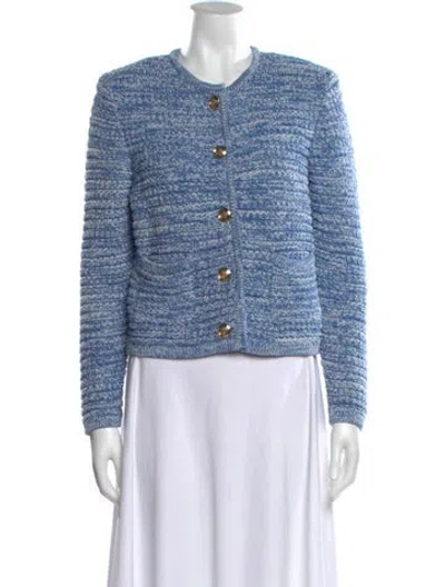 Pre-owned Ba&sh Crew Neck Sweater In Blue