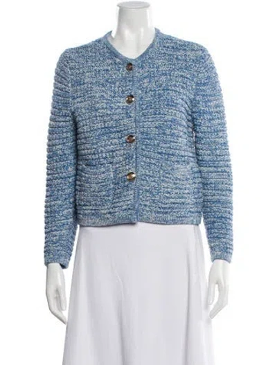 Pre-owned Ba&sh Crew Neck Sweater In Blue