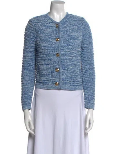 Pre-owned Ba&sh Crew Neck Sweater In Blue