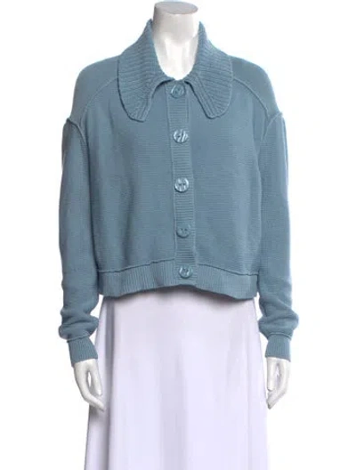 Pre-owned Ba&sh Crew Neck Sweater In Blue