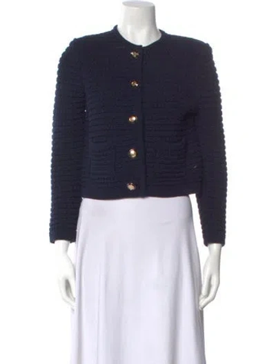 Pre-owned Ba&sh Crew Neck Sweater In Blue