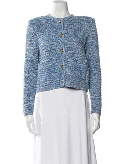 Pre-owned Ba&sh Crew Neck Sweater In Blue