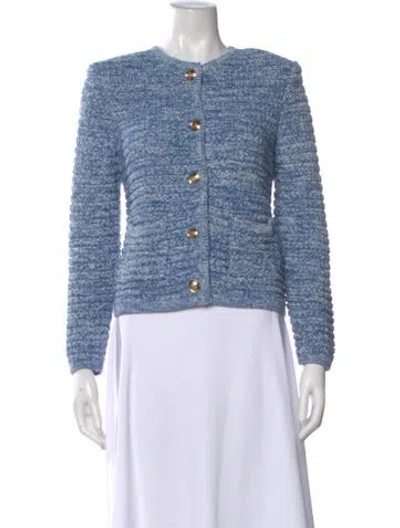 Pre-owned Ba&sh Crew Neck Sweater In Blue