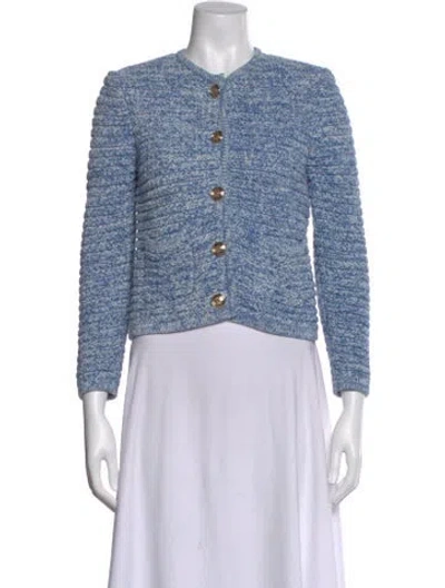 Pre-owned Ba&sh Crew Neck Sweater In Blue