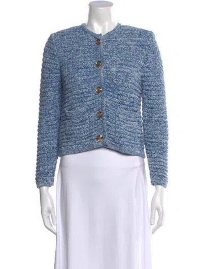 Pre-owned Ba&sh Crew Neck Sweater In Blue