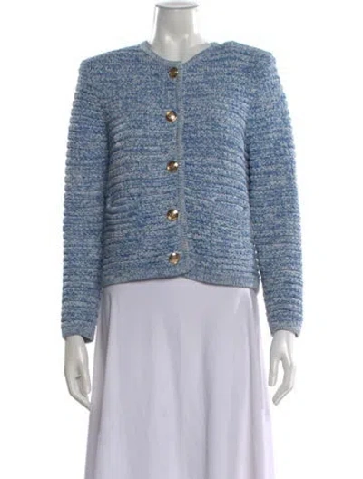 Pre-owned Ba&sh Crew Neck Sweater In Blue