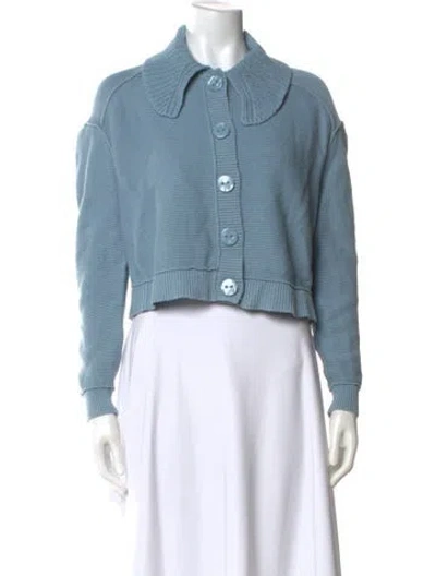 Pre-owned Ba&sh Crew Neck Sweater In Blue