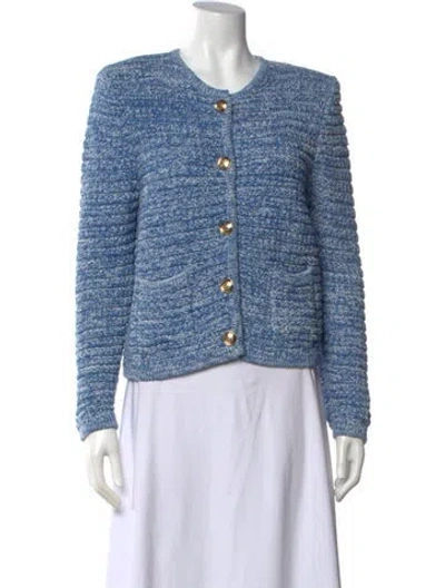 Pre-owned Ba&sh Crew Neck Sweater In Blue