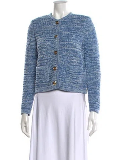 Pre-owned Ba&sh Crew Neck Sweater In Blue