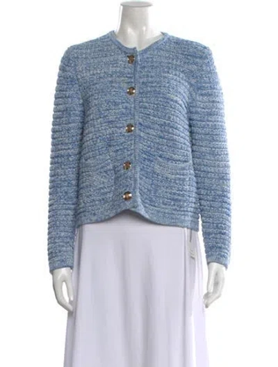 Pre-owned Ba&sh Crew Neck Sweater In Blue