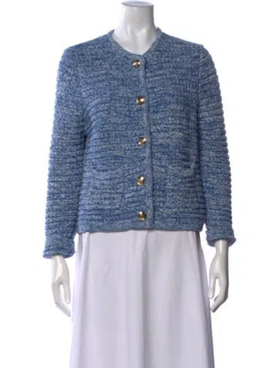 Pre-owned Ba&sh Crew Neck Sweater In Blue