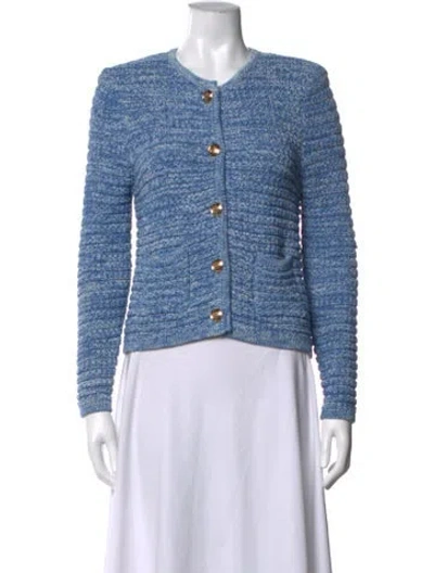Pre-owned Ba&sh Crew Neck Sweater In Blue
