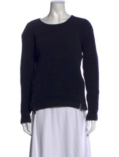 Pre-owned Ba&sh Crew Neck Sweater In Blue