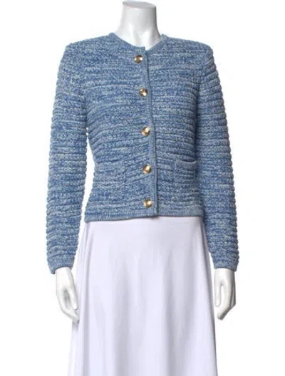Pre-owned Ba&sh Crew Neck Sweater In Blue