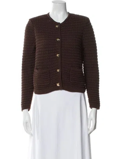 Pre-owned Ba&sh Crew Neck Sweater In Brown