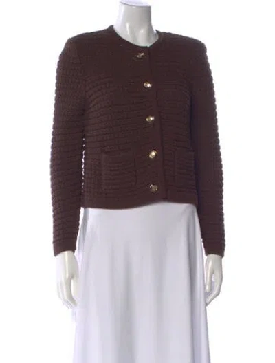 Pre-owned Ba&sh Crew Neck Sweater In Brown