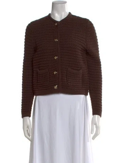 Pre-owned Ba&sh Crew Neck Sweater In Brown