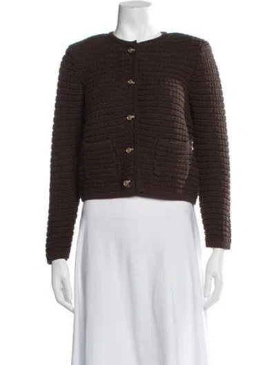 Pre-owned Ba&sh Crew Neck Sweater In Brown