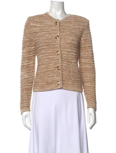 Pre-owned Ba&sh Crew Neck Sweater In Gold
