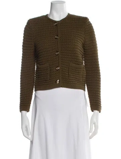 Pre-owned Ba&sh Crew Neck Sweater In Green