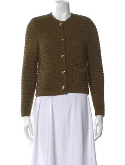 Pre-owned Ba&sh Crew Neck Sweater In Green