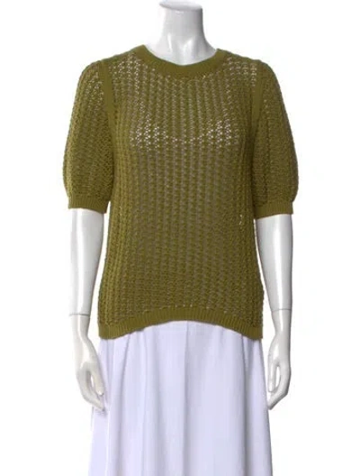 Pre-owned Ba&sh Crew Neck Sweater In Green