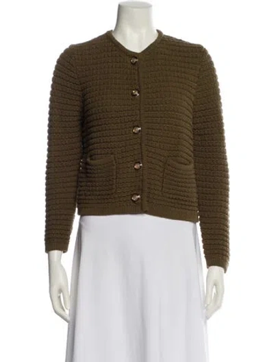 Pre-owned Ba&sh Crew Neck Sweater In Green