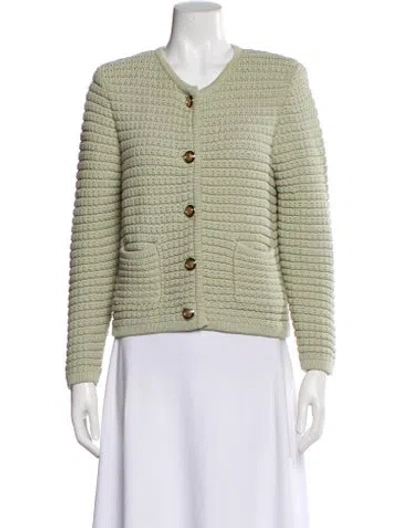 Pre-owned Ba&sh Crew Neck Sweater In Green