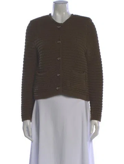 Pre-owned Ba&sh Crew Neck Sweater In Green