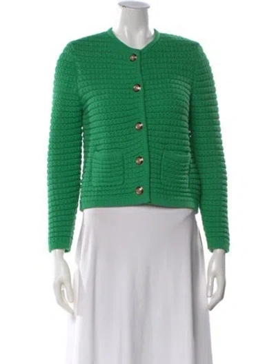 Pre-owned Ba&sh Crew Neck Sweater In Green