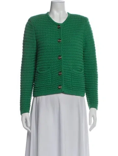 Pre-owned Ba&sh Crew Neck Sweater In Green