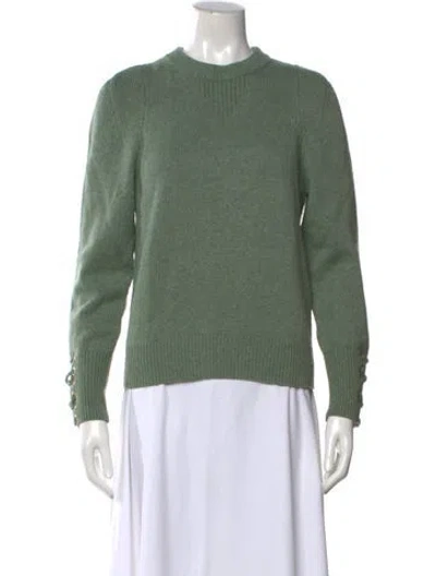 Pre-owned Ba&sh Crew Neck Sweater In Green