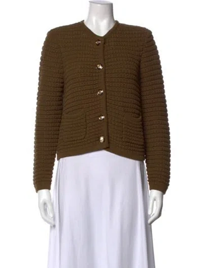 Pre-owned Ba&sh Crew Neck Sweater In Green