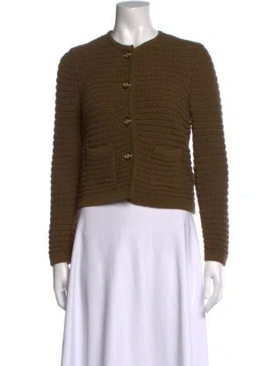 Pre-owned Ba&sh Crew Neck Sweater In Green