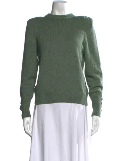 Pre-owned Ba&sh Crew Neck Sweater In Green