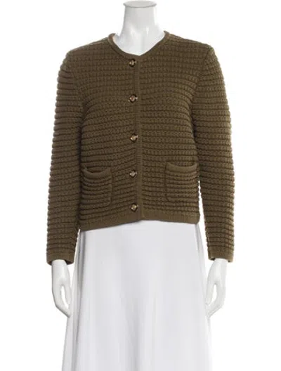 Pre-owned Ba&sh Crew Neck Sweater In Green