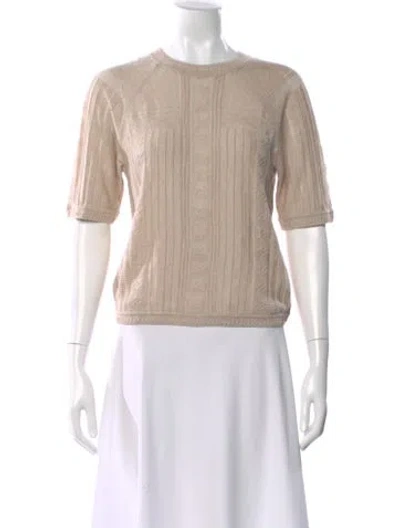 Pre-owned Ba&sh Crew Neck Sweater In Neutral