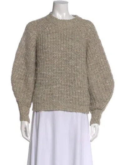Pre-owned Ba&sh Crew Neck Sweater In Neutral