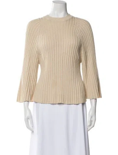 Pre-owned Ba&sh Crew Neck Sweater In Neutral